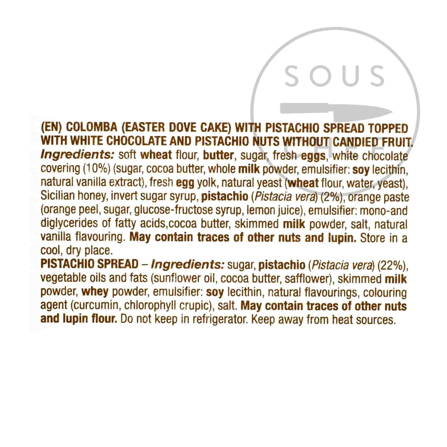 Snacks, Confectionery & Cake Fiasconaro Pistachio & White Chocolate Colomba Gift Box 1kg 5 Snacks, Confectionery & Cake Fiasconaro Pistachio & White Chocolate Colomba Gift Box 1kg