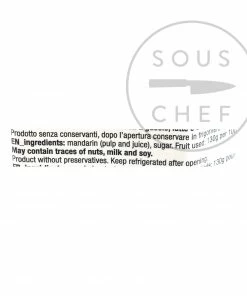 Ingredients Fiasconaro Mandarin Jam 360g 5 Ingredients Fiasconaro Mandarin Jam 360g