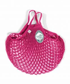 Kitchen Clothing Filt String Bag In Raspberry