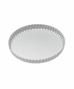 Samuel Groves Cookware Mermaid Silver Anodised Fluted Flan