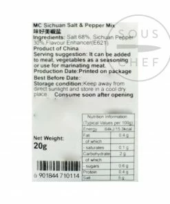 McCormick Ingredients Sichuan Pepper & Salt 20g
