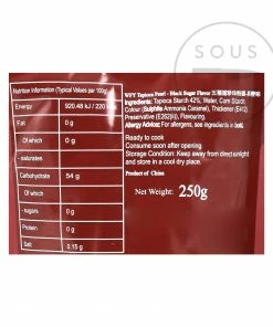 WuFuYuan Quick Cook Black Tapioca Pearls 250g