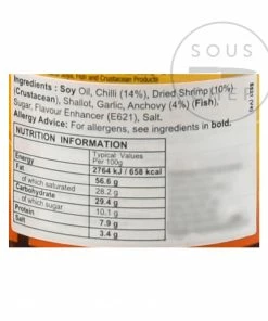 TG Crispy Anchovy Chilli 240g Ingredients