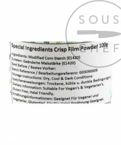 Special Ingredients Ingredients Crisp Film Powder 100g