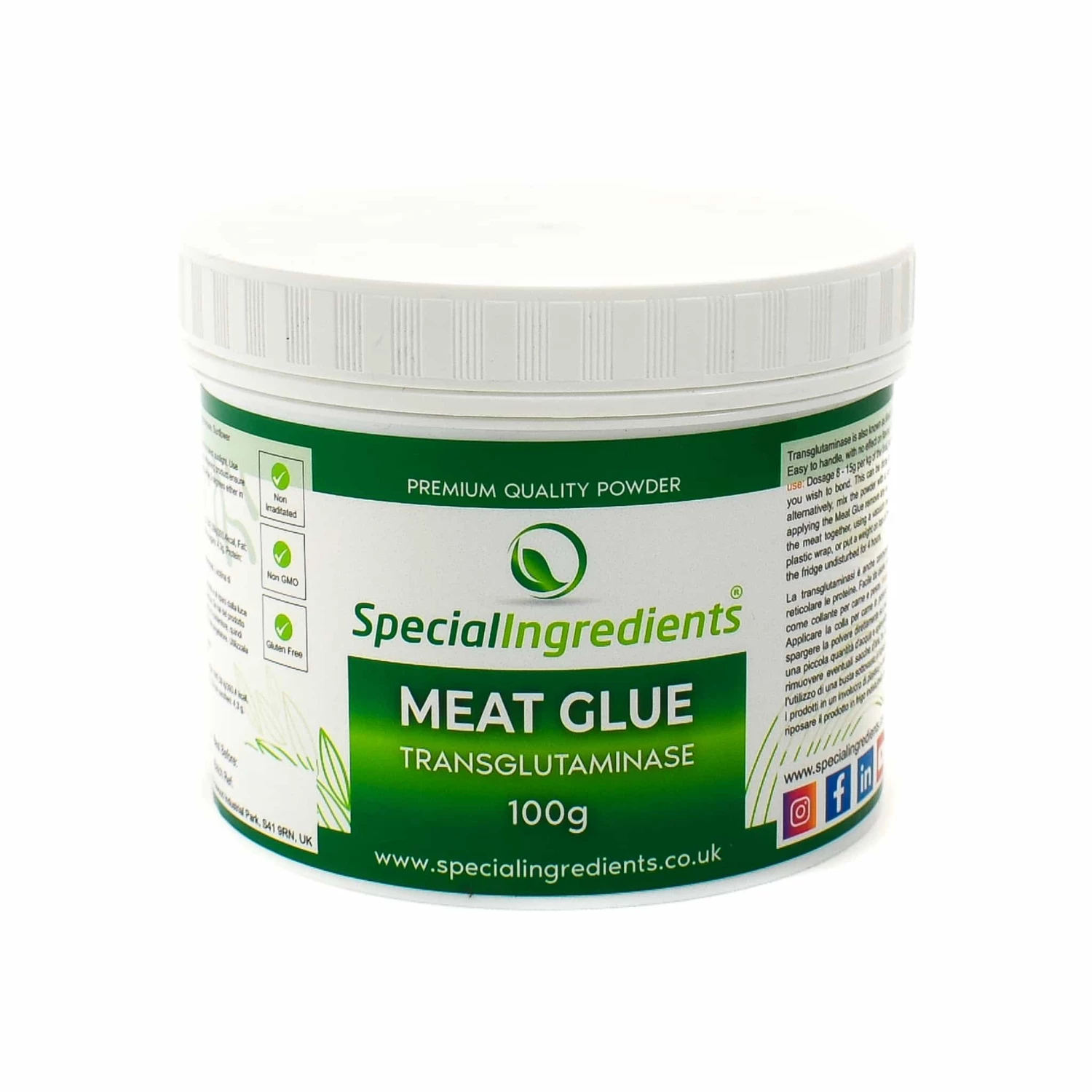 Special Ingredients Meat Glue / Transglutaminase 100g 3 Special Ingredients Meat Glue / Transglutaminase 100g