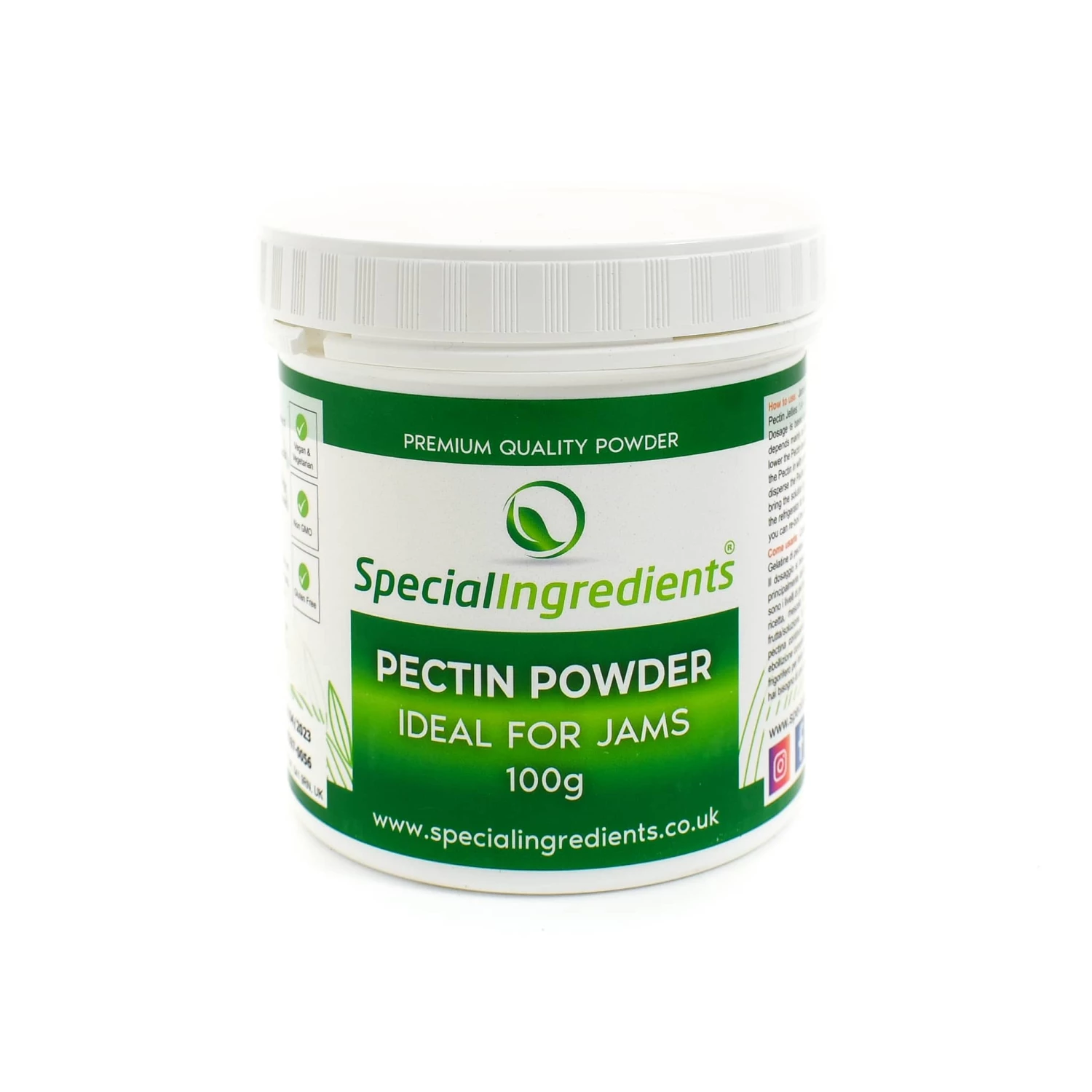 Special Ingredients Pectin Powder 100g Ingredients 3 Special Ingredients Pectin Powder 100g Ingredients