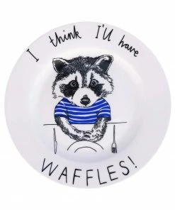 Jimbob Art I Think I'll Have Waffles! Side Plate 20cm