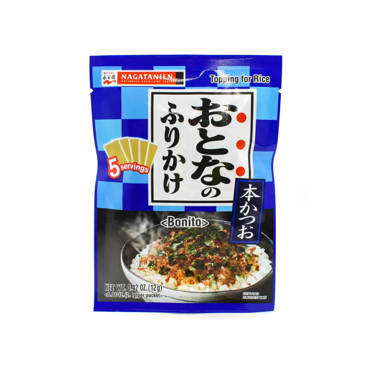 NAGATANIEN Otonano Bonito Furikake Rice Seasoning, 5 Sachets 3 NAGATANIEN Otonano Bonito Furikake Rice Seasoning, 5 Sachets