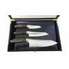 Suncraft Cookware Seki 3 Layer Knife Trio With Wooden Gift Box