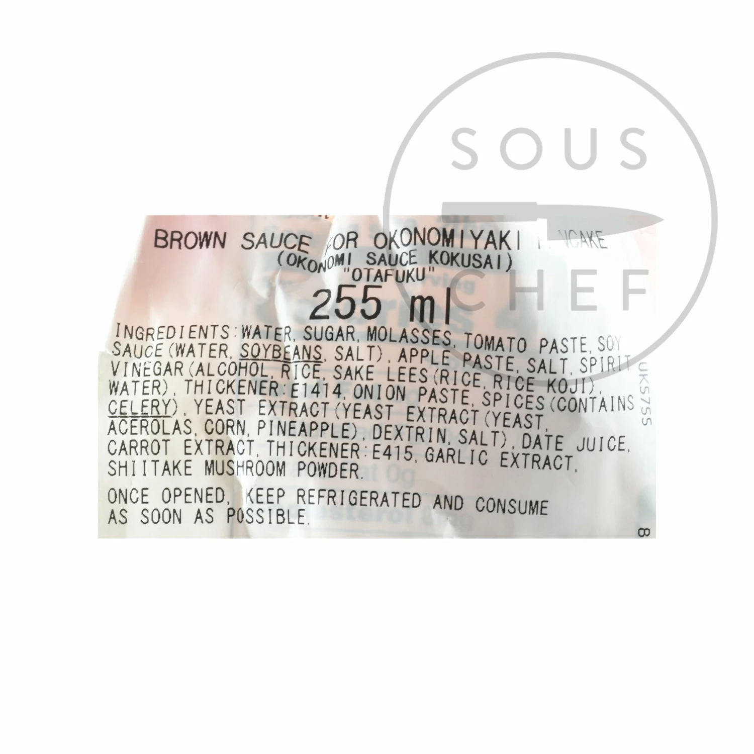 Otafuku Okonomi Sauce 300g Ingredients 4 Otafuku Okonomi Sauce 300g Ingredients