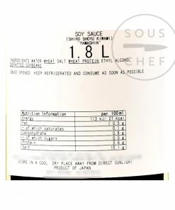 Yamashiki White Soy Sauce - Yamashin Shiro Shoyu 1.8l Ingredients 9 Yamashiki White Soy Sauce - Yamashin Shiro Shoyu 1.8l Ingredients