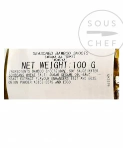 Momoya Menma Ajitsuke Pickled Bamboo Shoots Ingredients