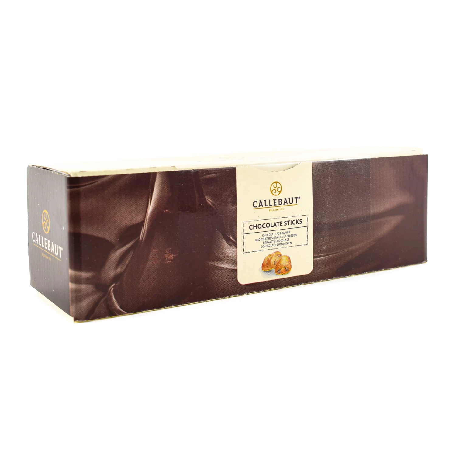 Ingredients Callebaut Dark Chocolate Croissant & Pain Au Chocolat Sticks 8 Cm 1.6 Kg 3 Ingredients Callebaut Dark Chocolate Croissant & Pain Au Chocolat Sticks 8 Cm 1.6 Kg