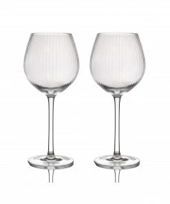 BarCraft Tableware Ribbed Gin Coupe Glass 550ml Set Of 2