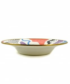 Kapka Abstract Enamel Large Serving Dish 30cm Enamel - Kapka