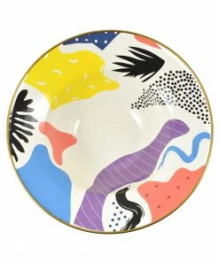 Kapka Abstract Enamel Display Dish 30cm