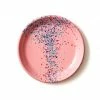 Kapka Splatter Fest Enamel Side Plate Pink 16cm