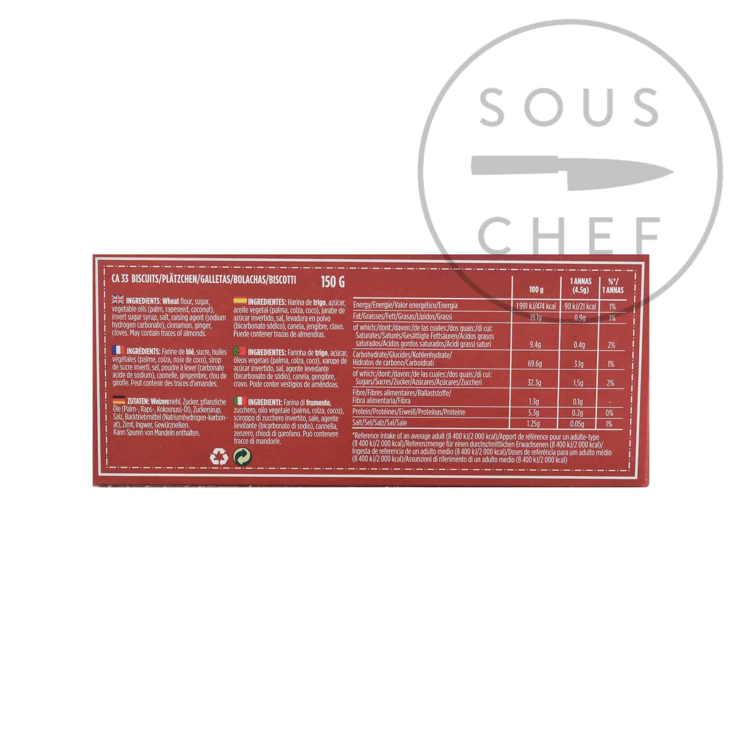 Annas Pepparkakor Original Ginger Thins 150g Ingredients 5 Annas Pepparkakor Original Ginger Thins 150g Ingredients