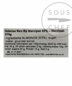Odense Original Almond Marzipan 375g Ingredients
