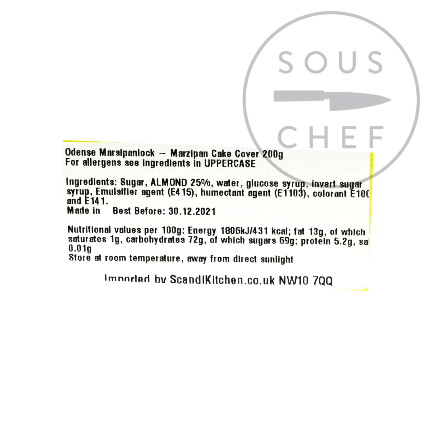 Odense Marzipan Cake Cover 200g 4 Odense Marzipan Cake Cover 200g