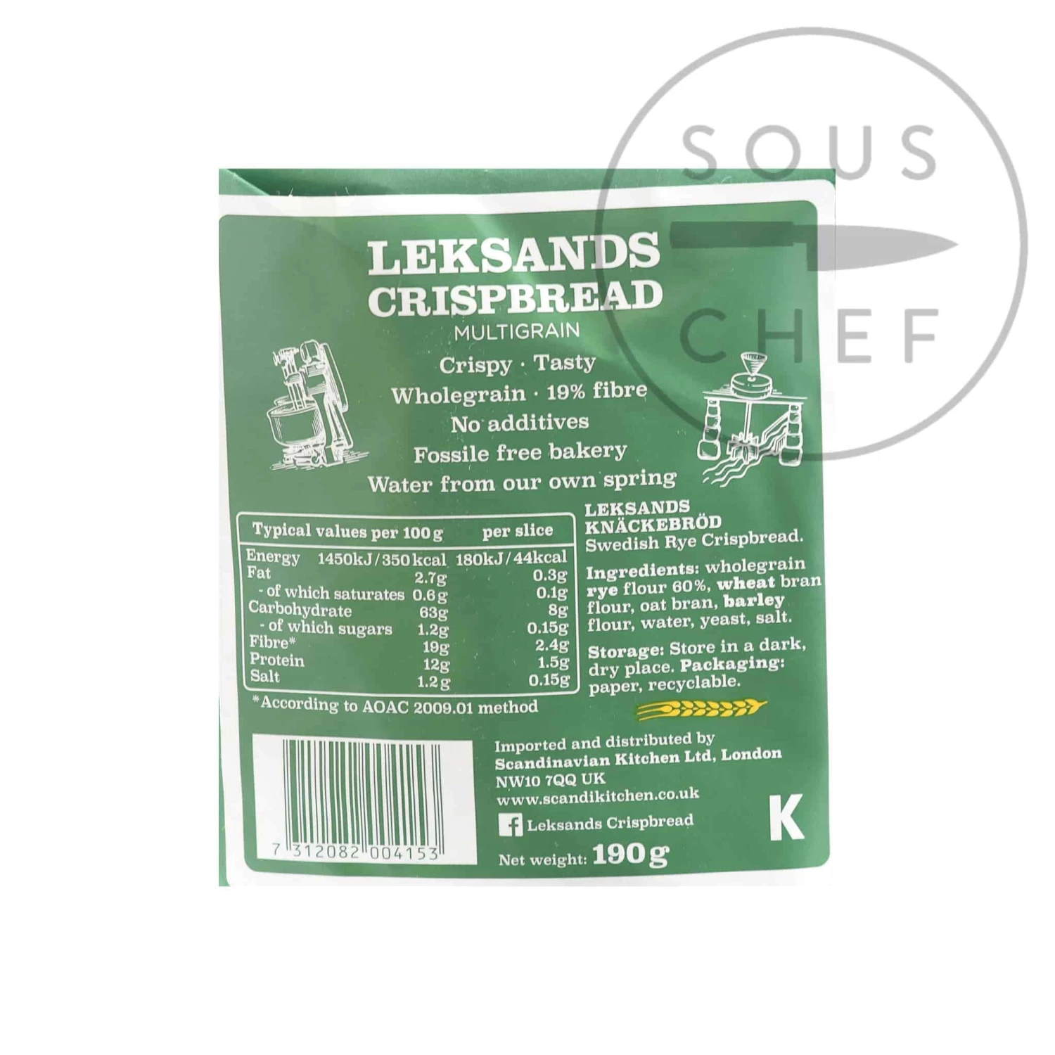 Leksands Multigrain Crispbread 190g 4 Leksands Multigrain Crispbread 190g