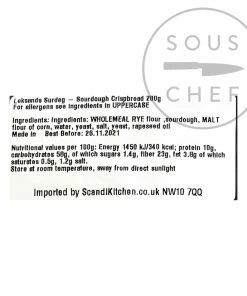 Leksands Sourdough Crispbread 200g Ingredients