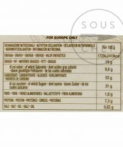 Loison Chocolate Filone 450g Ingredients