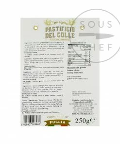 Pastificio Del Colle Rainbow Striped Farfalle 250g