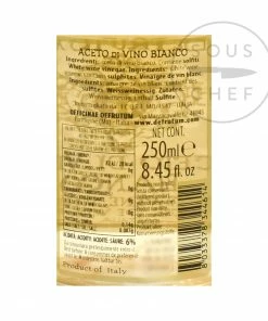 Defrutum Trebbiano White Wine Vinegar 250ml