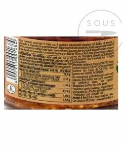 Calabriamia Ingredients Bomba Calabrese Spicy Calabrian Vegetable Spread 314g