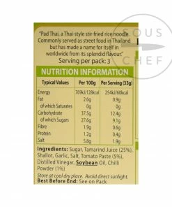 Mae Sri Ingredients Pad Thai Stir Fry Sauce 100g