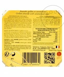 Ingredients Mazet De Montargis Pralines Tin 250g