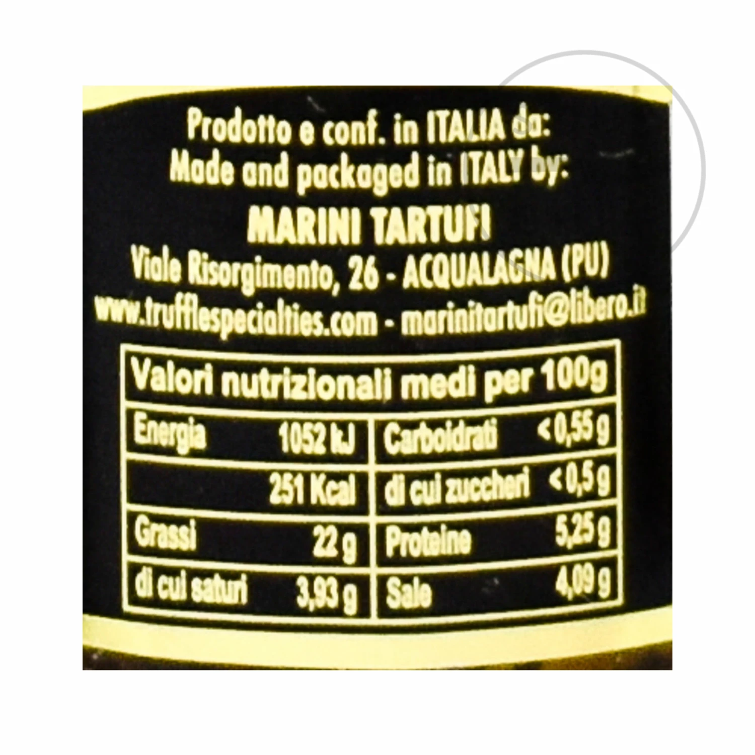Marini Azzolini Ingredients Black Summer Truffle Slices 30g 5 Marini Azzolini Ingredients Black Summer Truffle Slices 30g
