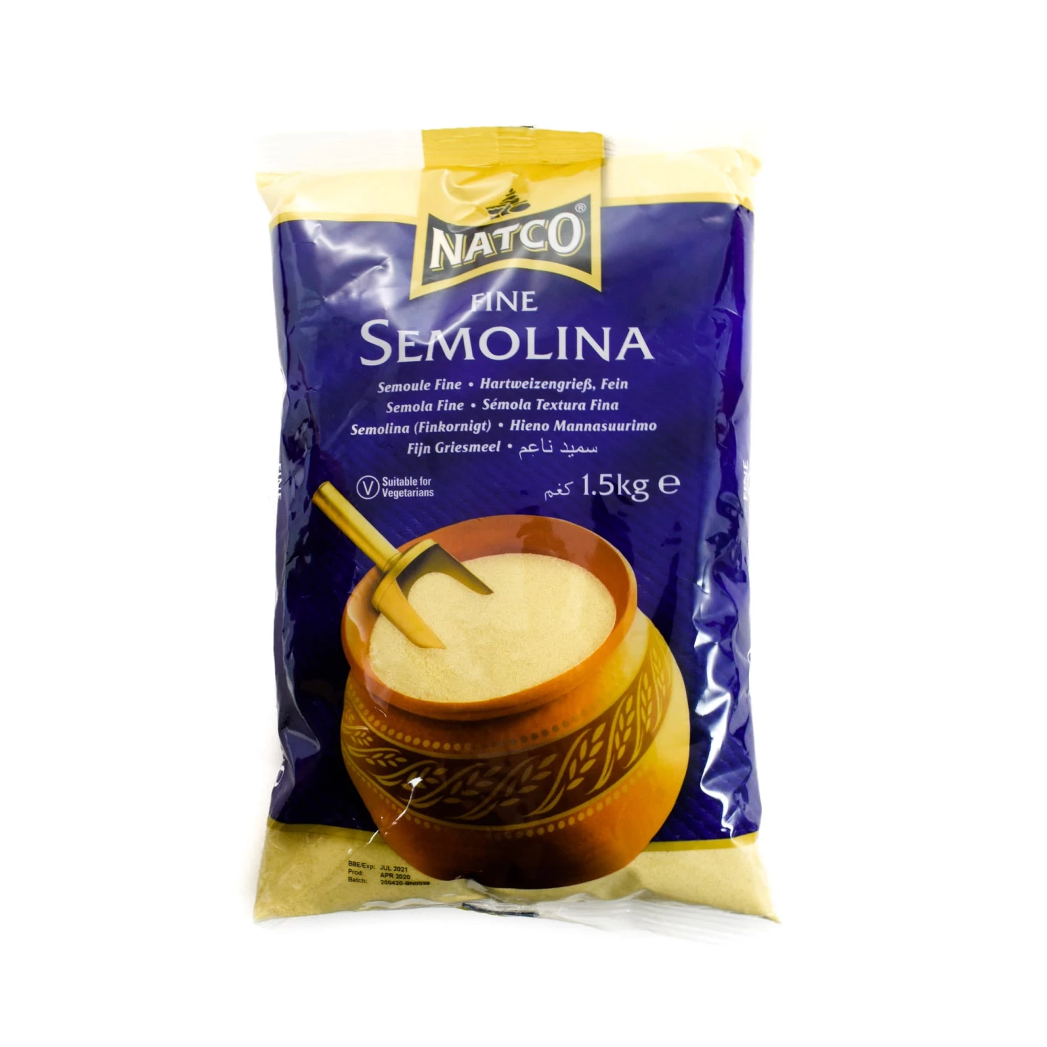 Natco Fine Semolina 1.5kg Ingredients 3 Natco Fine Semolina 1.5kg Ingredients