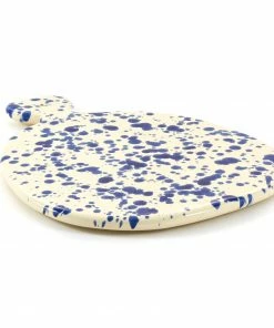 Puglia Handmade Puglia Blue Splatter Serving Board 25cm