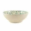 Puglia Handmade Tableware Puglia Aquamarine Splatter Large Salad Bowl 28cm