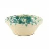 Puglia Handmade Puglia Aquamarine Splatter Bowl 12cm Tableware