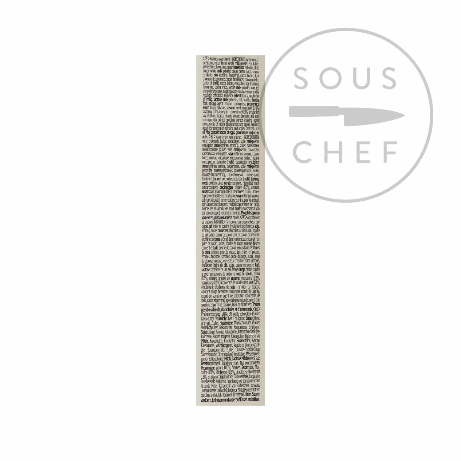 Ingredients Neuhaus Belgian Chocolate Bonbon On The Go - 10 Pieces 5 Ingredients Neuhaus Belgian Chocolate Bonbon On The Go - 10 Pieces