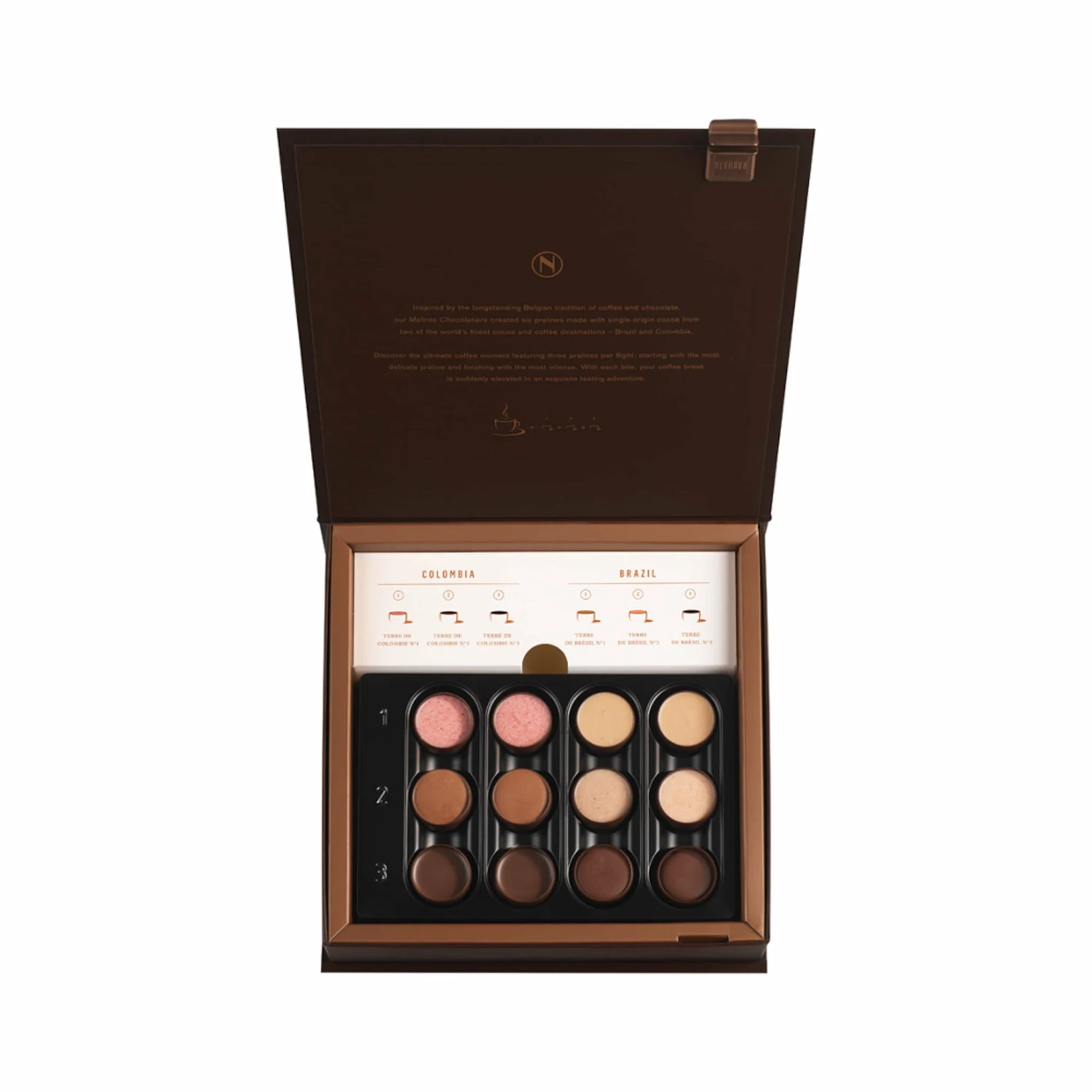 Neuhaus Pralines Coffee Pairing Selection - 24 Pieces Ingredients 4 Neuhaus Pralines Coffee Pairing Selection - 24 Pieces Ingredients