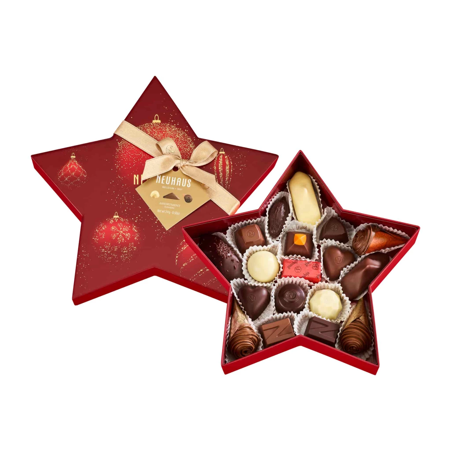 Neuhaus Belgian Chocolates Christmas Star Box - 18 Pieces 4 Neuhaus Belgian Chocolates Christmas Star Box - 18 Pieces