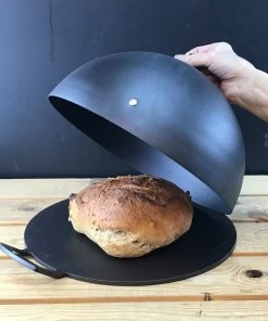 Netherton Foundry Spun Iron Baking Cloche With Baking Plate Cookware 7 Netherton Foundry Spun Iron Baking Cloche With Baking Plate Cookware