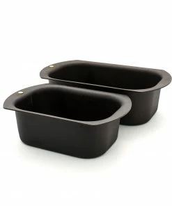 Netherton Foundry Spun Iron Loaf Tins Set Of 2