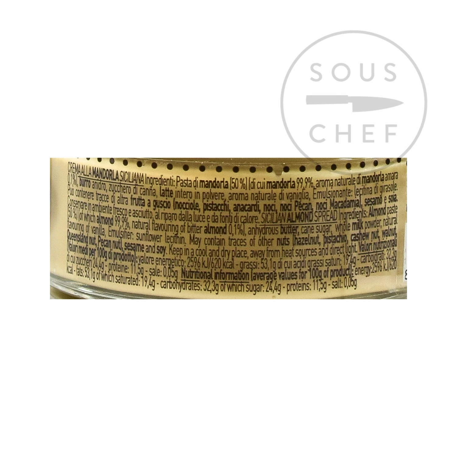 Pariani Sweet Sicilian Almond Spread 100g 4 Pariani Sweet Sicilian Almond Spread 100g