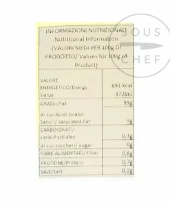 Ingredients Pariani Italian Pine Nut Oil 100ml