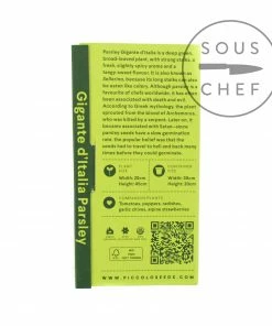 Piccolo Italian Giant Parsley Seeds Ingredients