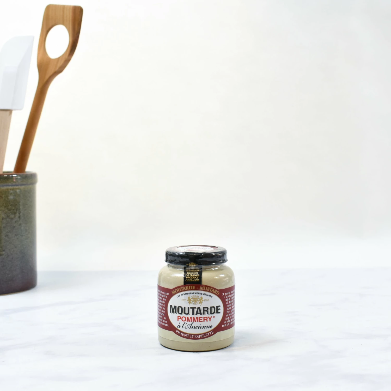 Ingredients Pommery Espelette Pepper Mustard 100g 5 Ingredients Pommery Espelette Pepper Mustard 100g