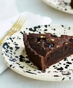 Puglia Handmade Puglia Black Splatter Side Plate 19cm