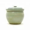 Sauerkraut Pots Handmade Stoneware Fermenting Crock In Blue 2 Litre Cookware