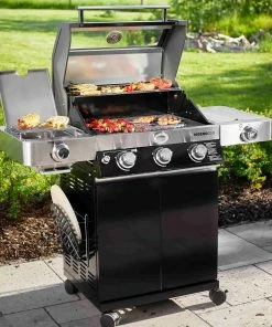 Rosle Videro G3-S Vario+ Gas BBQ Black Cookware