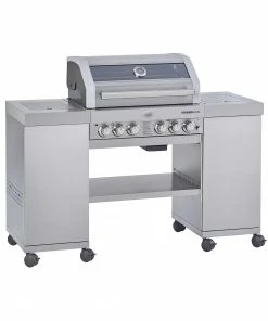 Rosle Videro G4-SL Vario+ Gas BBQ Island Stainless Steel Cookware